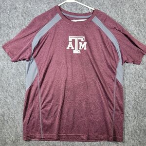 Knights Apparel Texas A&M Aggies Men's XL Maroon Gray Performance Shirt Aggies
